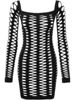 Killstar Lizzy fishnet bodycon dress